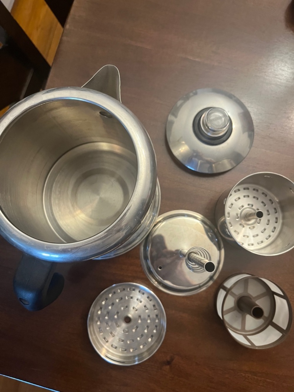 🌴⭐️ Farberware Stainless Steel 8 cup Coffee Pot - Picture 3 of 9
